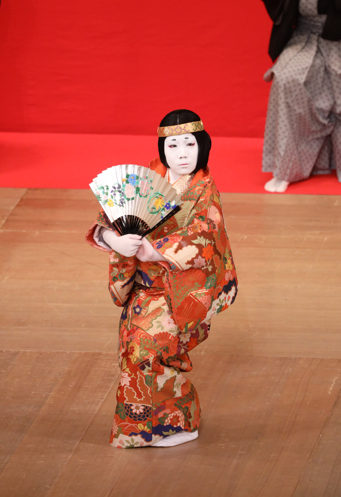 「土蜘」より、尾上菊之助。