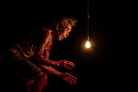 田中泯｜名和晃平「彼岸より」の様子。（Photo by Yoshikazu INOUE）