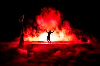 田中泯｜名和晃平「彼岸より」の様子。（Photo by Yoshikazu INOUE）