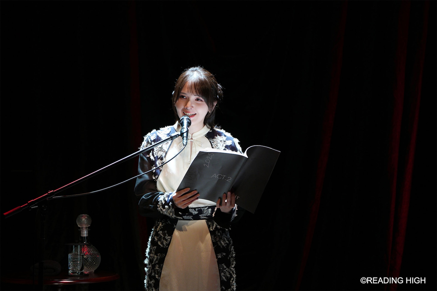 音楽朗読劇 READING HIGH noir 第3回公演「HYPNAGOGIA～ヒプナゴギア～」7月12日公演より、鬼頭明里。