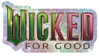 映画「ウィキッド 永遠の約束」ムビチケ前売券特典のホログラムステッカー。