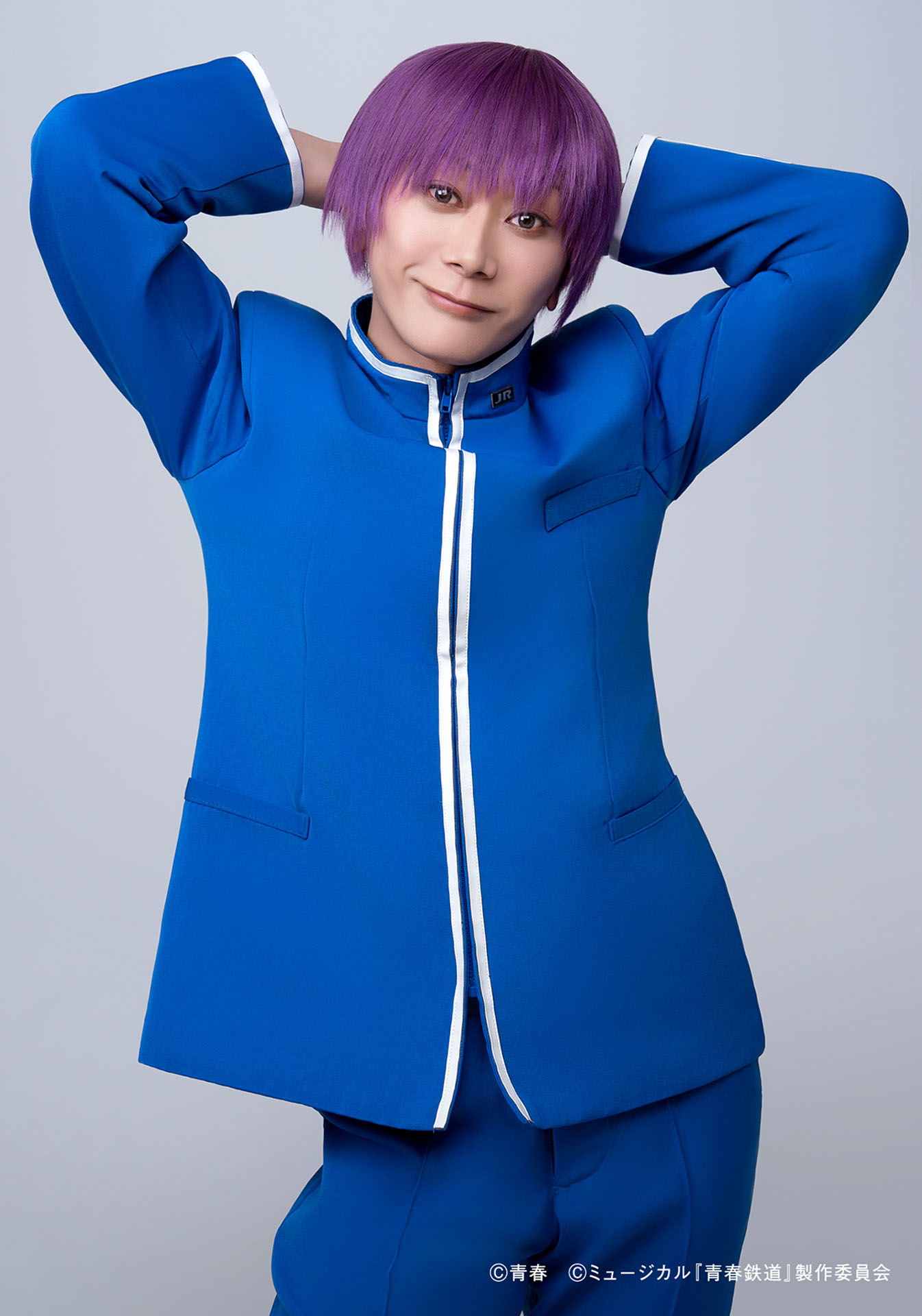 KIMERU扮する常磐線のキャラクタービジュアル。