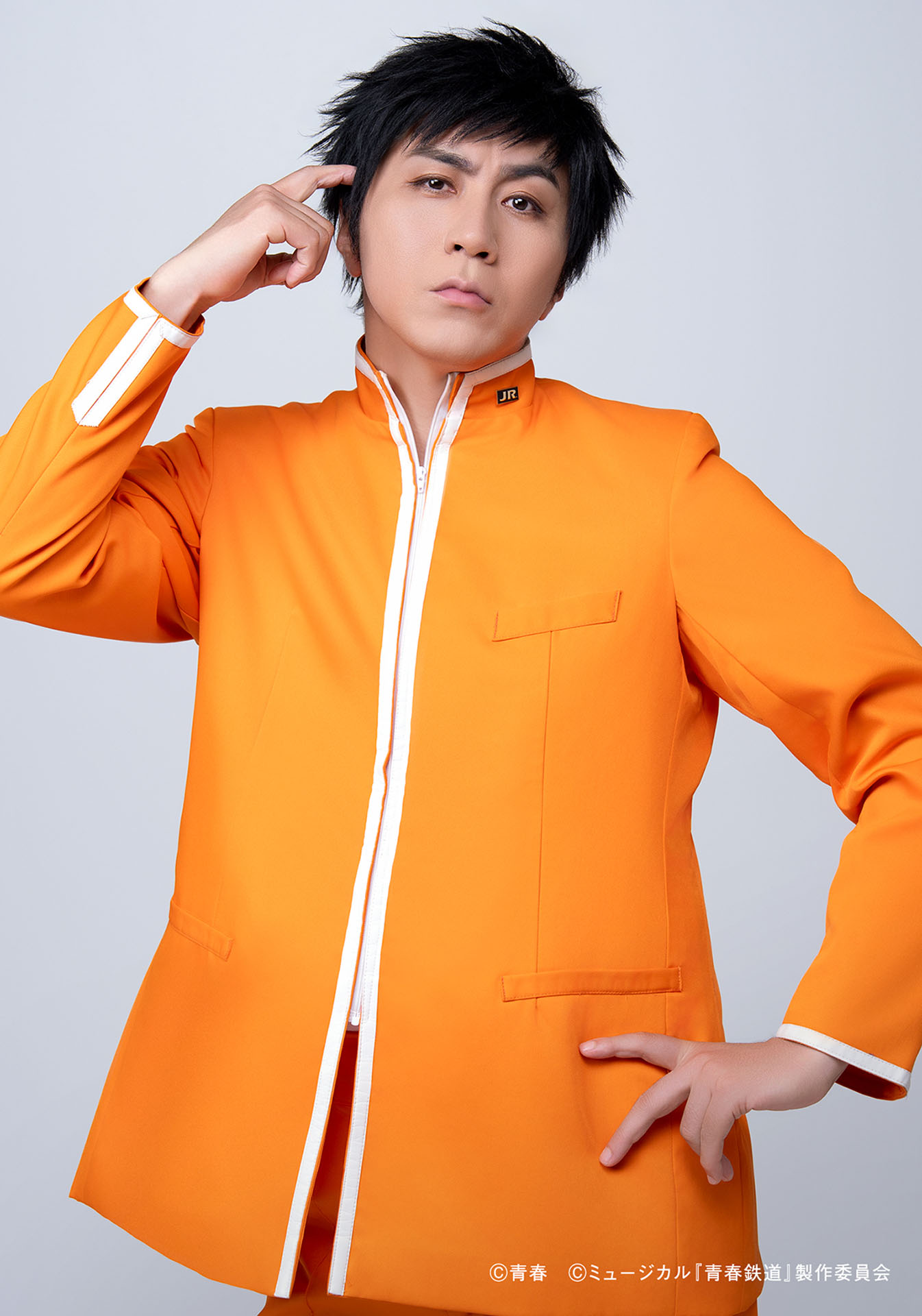 郷本直也扮する高崎線のキャラクタービジュアル。