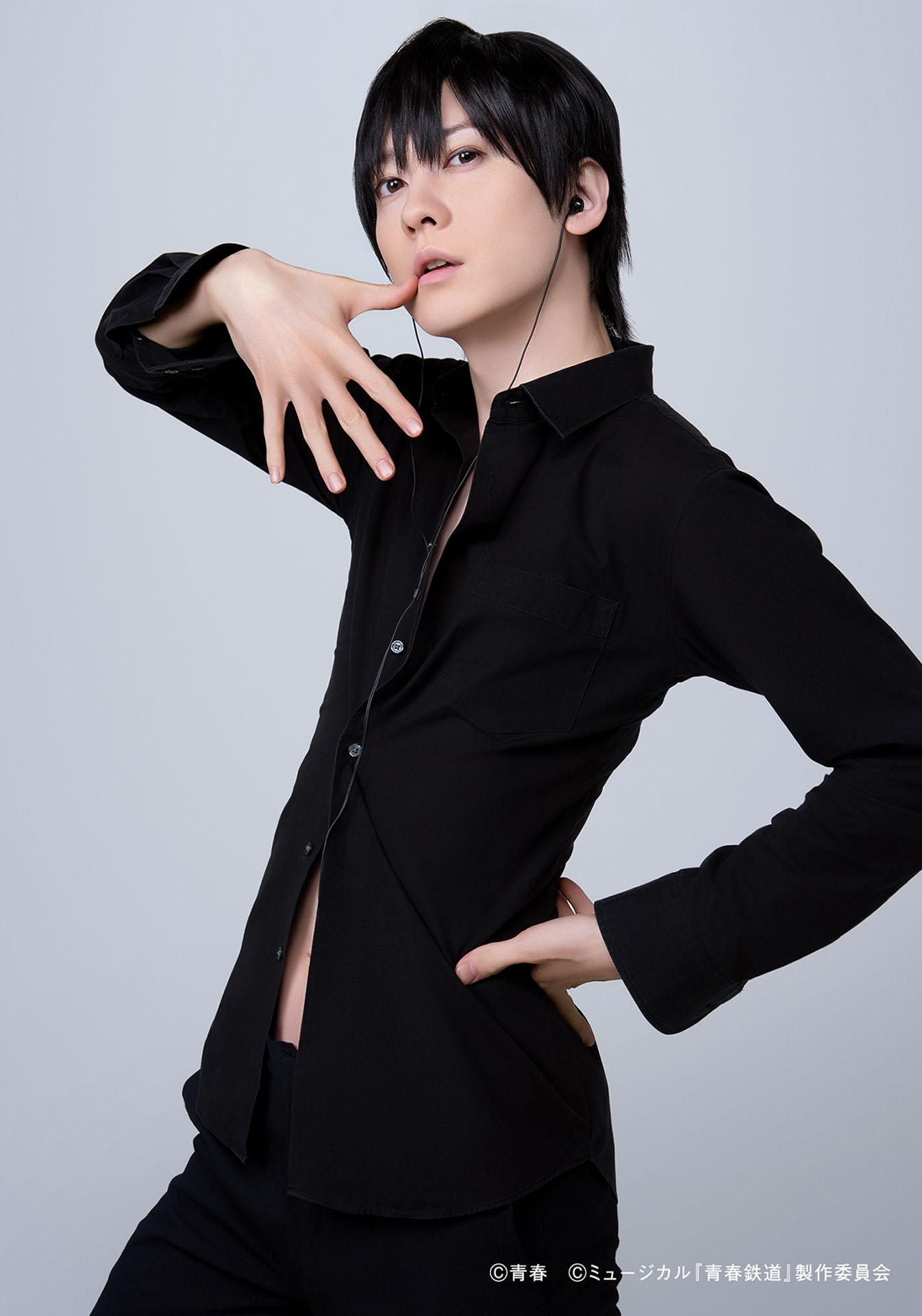 山本一慶扮するりんかい線のキャラクタービジュアル。