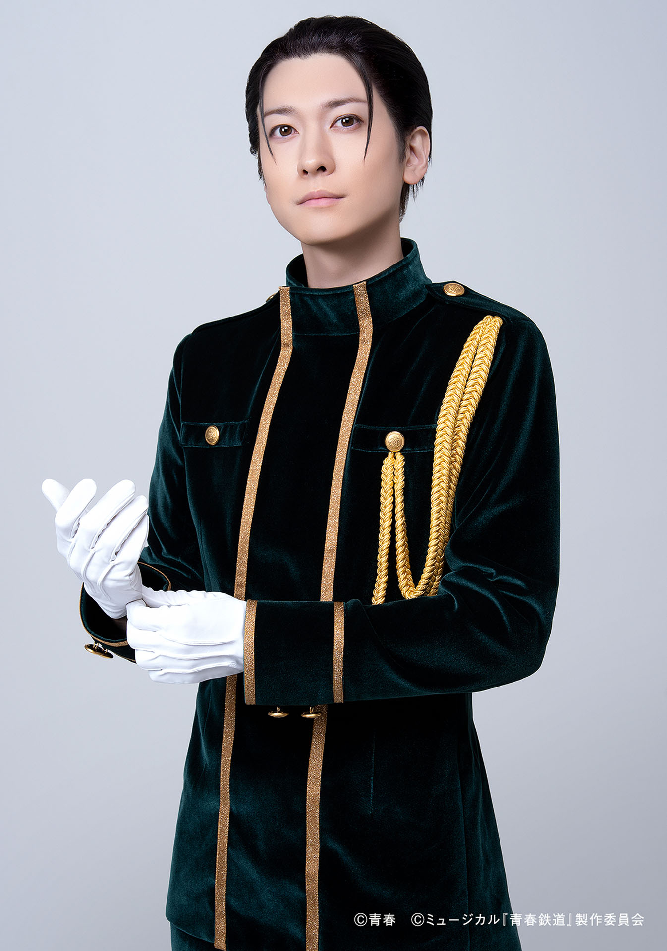 山本一慶扮する山形新幹線のキャラクタービジュアル。