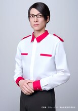 輝馬扮する都営大江戸線のキャラクタービジュアル。