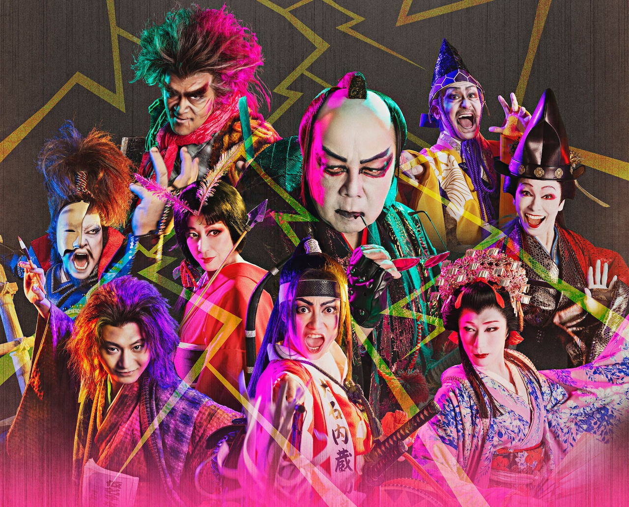 2025年劇団☆新感線 45周年興行・秋冬公演 チャンピオンまつり いのうえ歌舞伎「爆烈忠臣蔵～桜吹雪 THUNDERSTRUCK」ビジュアル