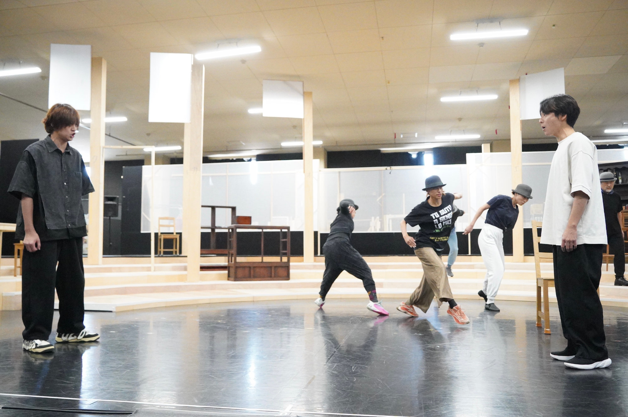 ミュージカル「ある男」稽古場披露より。