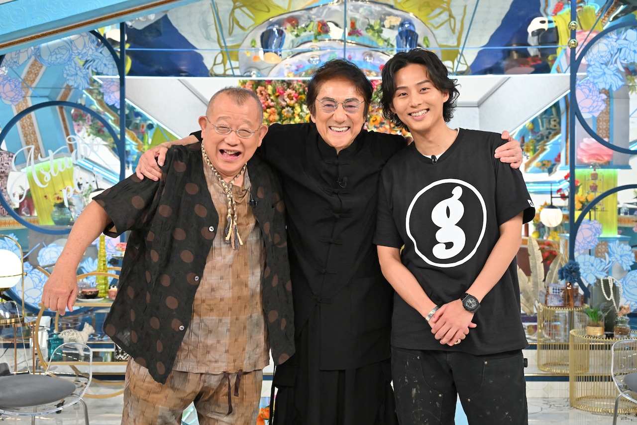 「A-Studio+」より。左から笑福亭鶴瓶、市村正親、藤ヶ谷太輔。©TBS