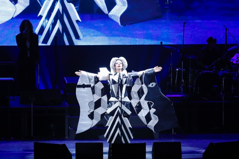 「JOHN CAMERON MITCHELL Midnight Radio -The History of Hedwig-」より、ジョン・キャメロン・ミッチェル。（撮影：池上夢貢）