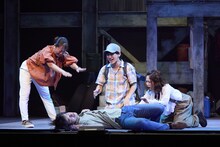 演劇集団キャラメルボックス 劇団創立40周年記念公演(1)「さよならノーチラス号」「ナナメウシロのカムパネルラ」より。