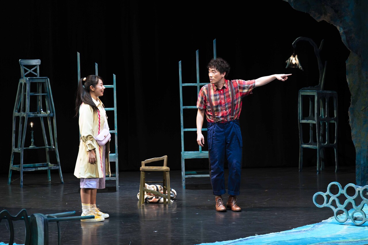 絵本を舞台化した「わたしたちをつなぐたび」開幕、大池容子「大切な人の顔を思い浮かべて」