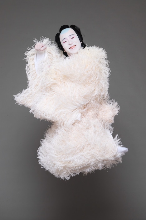 中村鶴松 自主公演 第2回「鶴明会」より、「雨乞狐」ビジュアル。