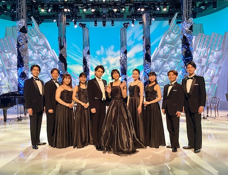 ミュージカル「のだめカンタービレ」楽曲を披露したキャスト。