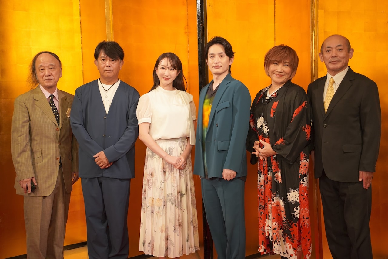 松竹創業130周年記念「大阪は踊る！」の取材会より。