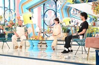 「A-Studio+」より。左から笑福亭鶴瓶、宮澤エマ、藤ヶ谷太輔。©TBS
