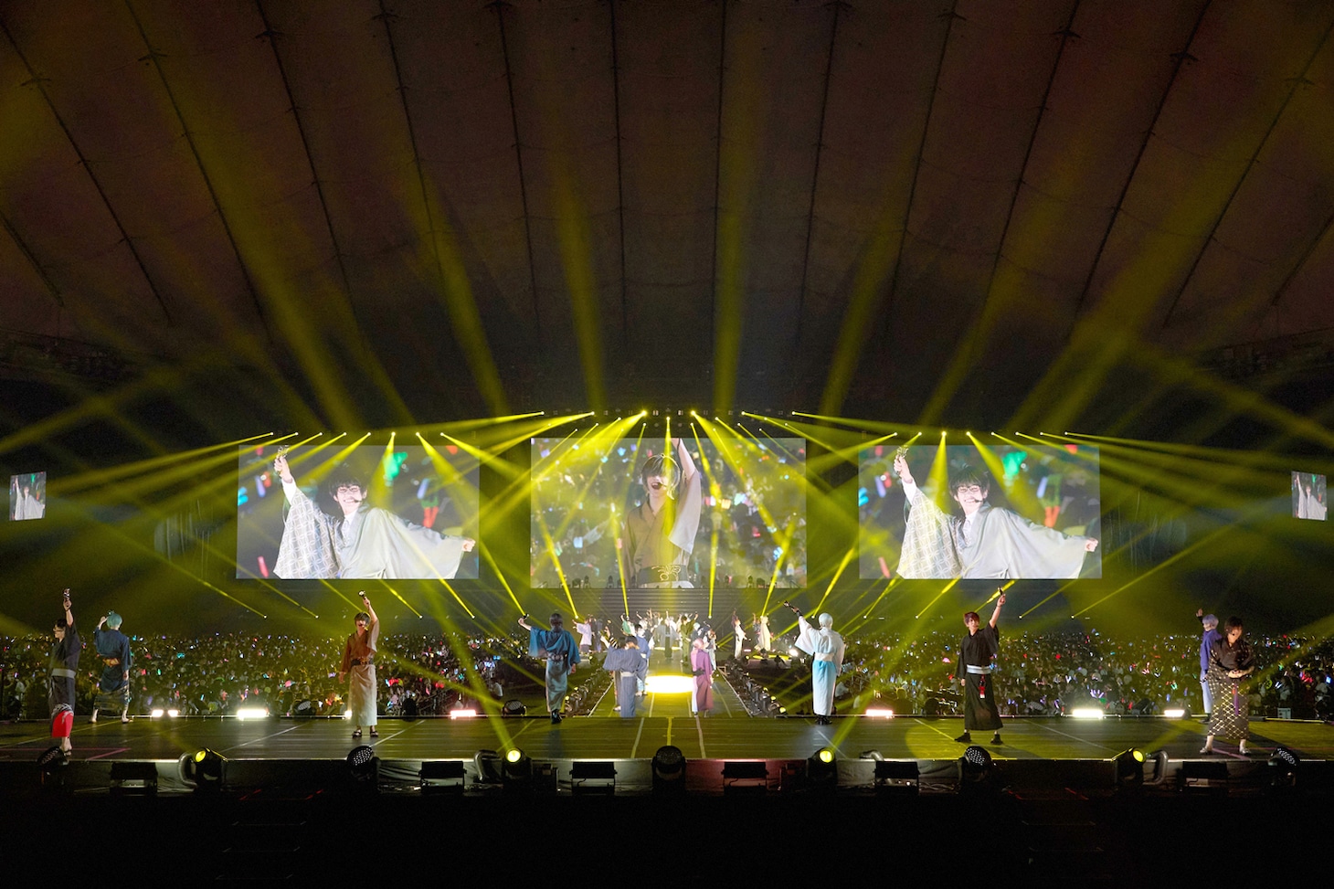 刀剣男士らが東京ドームで47曲を披露！刀ミュ十周年祝賀祭、ステージ写真公開