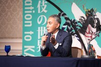 松竹創業百三十周年「市川團十郎特別公演」取材会より。