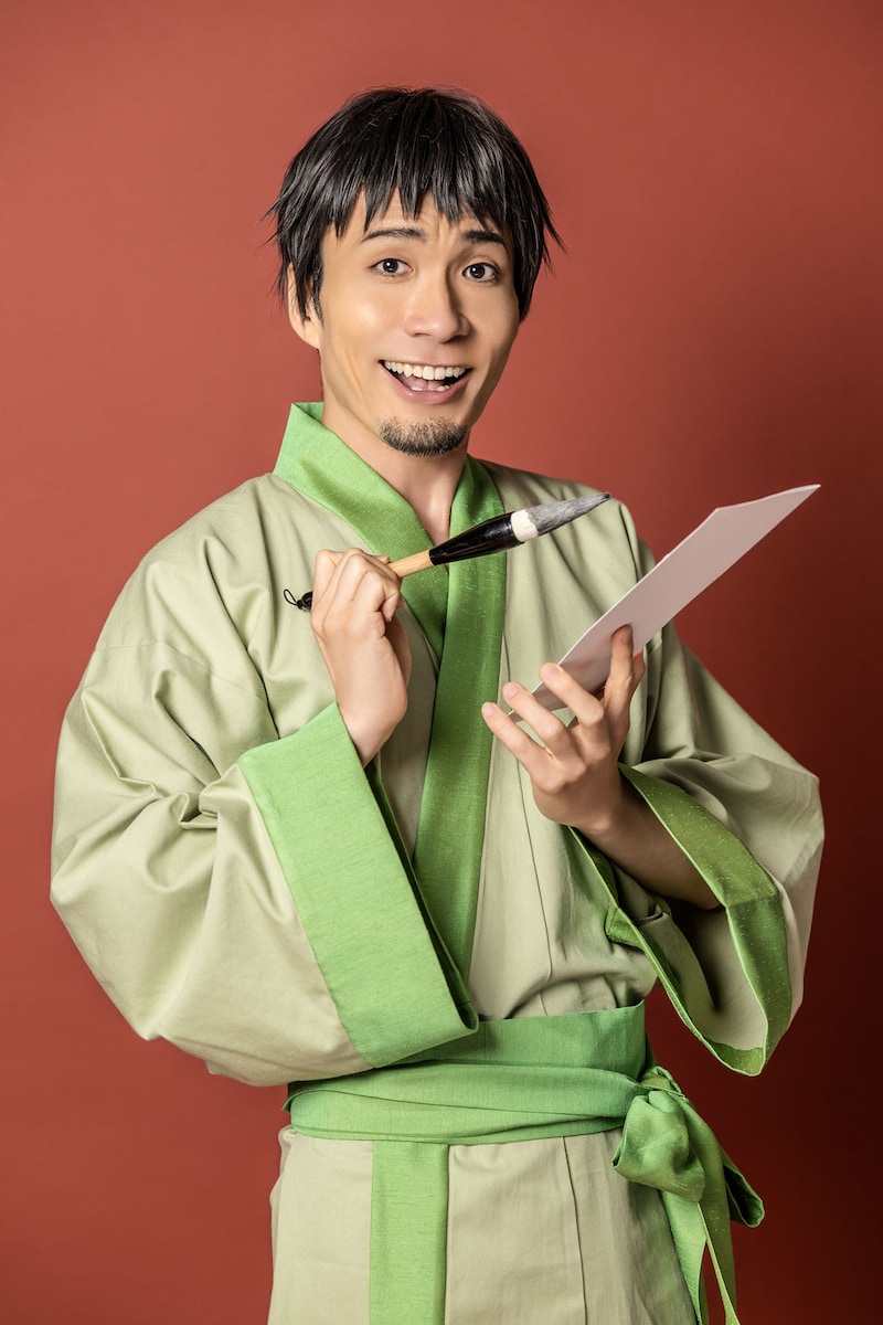 阿部丈二扮する松尾芭蕉。