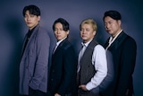 JBBの面々。左から東啓介、中川晃教、藤岡正明、大山真志。