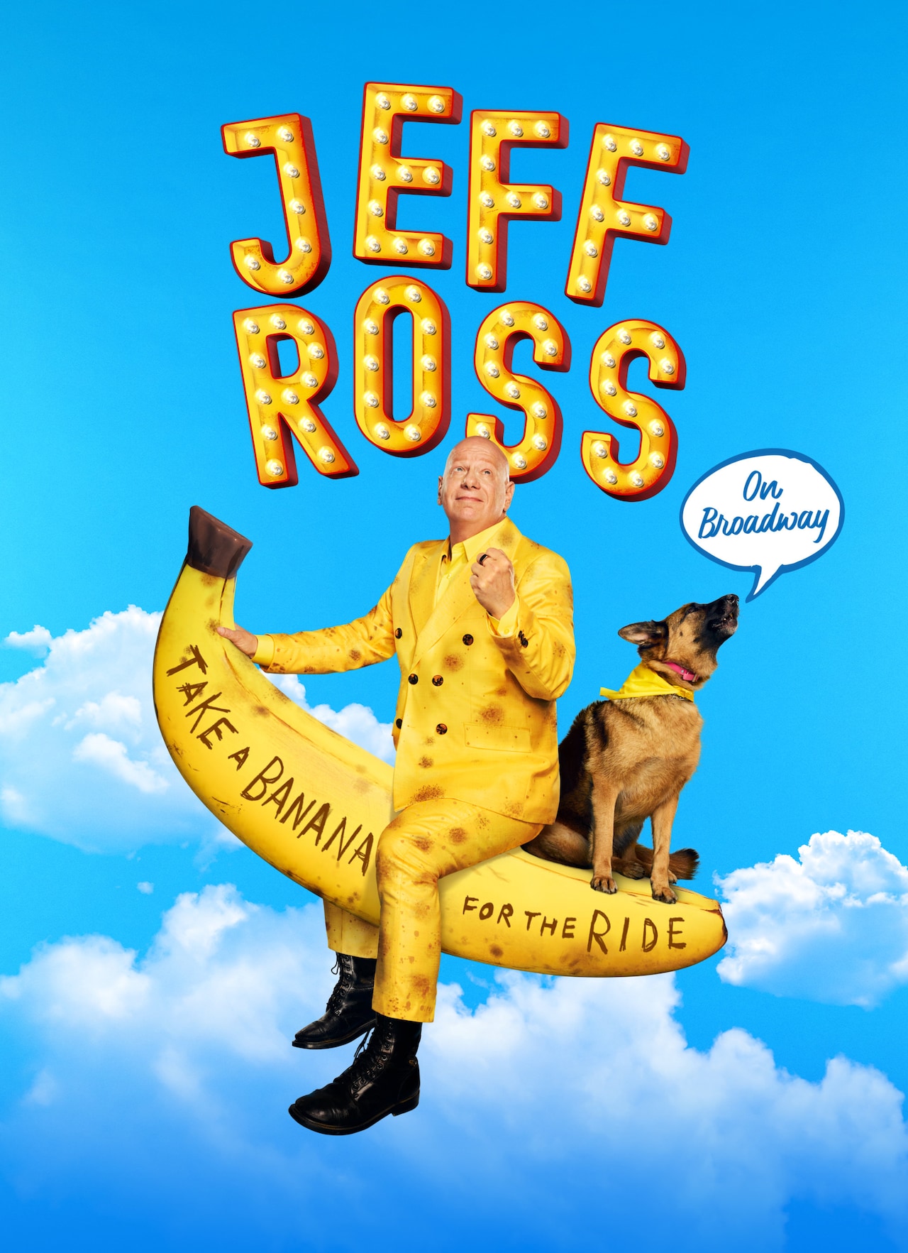 「ジェフ・ロス:テイク・ア・バナナ・フォー・ザ・ライド」ビジュアル