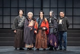 左から鈴木裕樹、安井謙太郎、鈴木拡樹、梅津瑞樹、毛利亘宏。