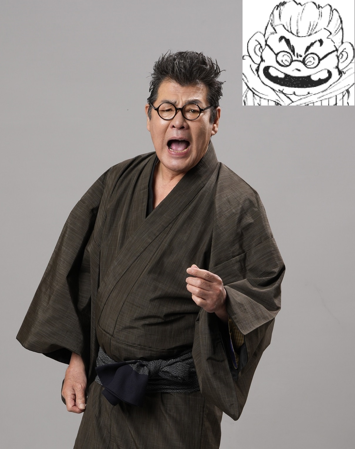 松竹創業130周年記念「じゃりン子チエ」赤井英和扮する花井拳骨。