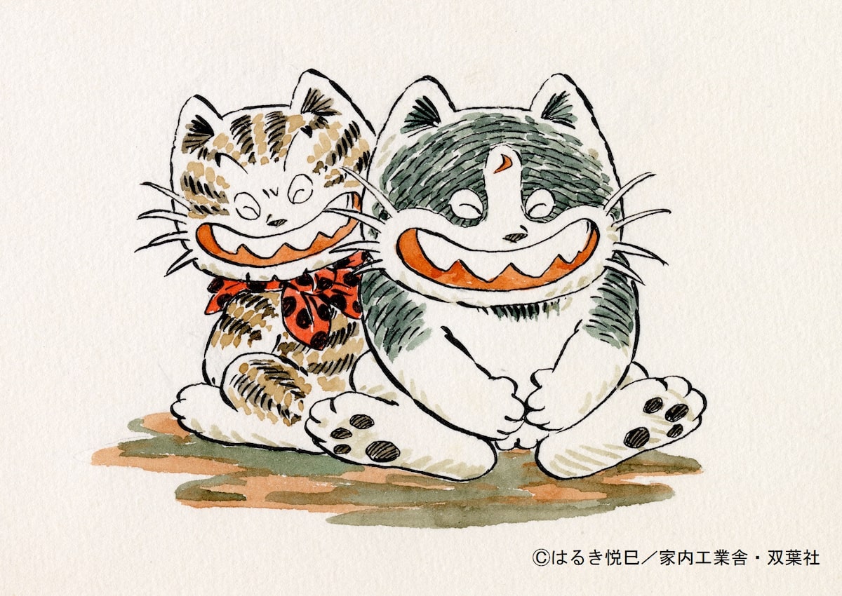 マンガ「じゃりン子チエ」より、左からアントニオJr.、小鉄。 [画像 