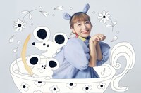 ねずみ役桃菜のビジュアル。