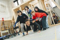 西田悠哉 / 劇団不労社「タイムズ」稽古の様子。（撮影：脇田友）