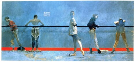 「The Wall ザ ウォール」シルクスクリーン（45.5×100cm）。