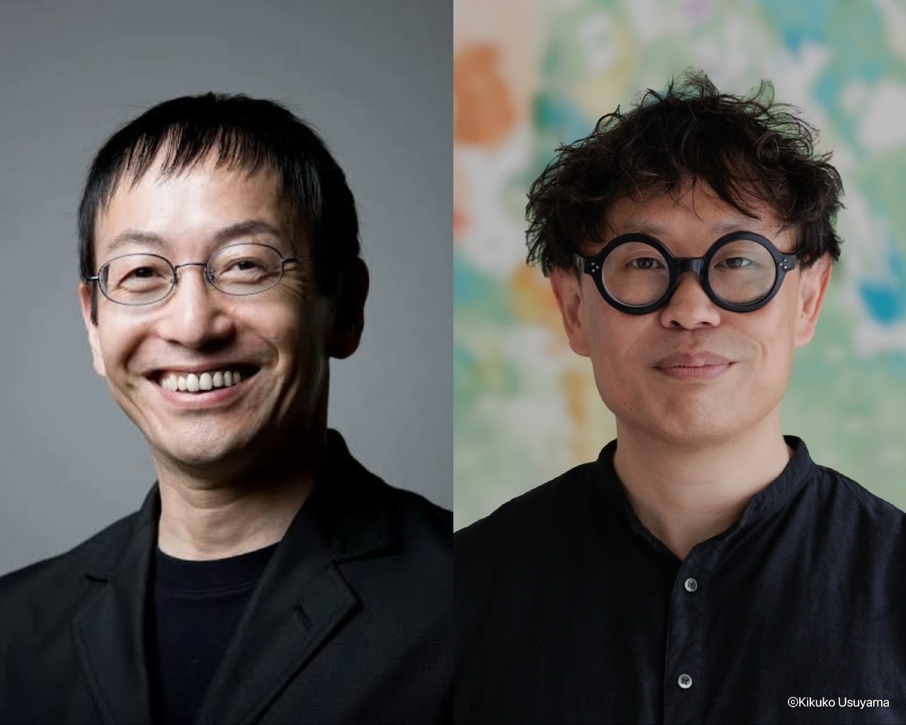 左から野田秀樹、岡田利規。
