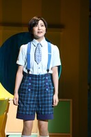 日生劇場ファミリーフェスティヴァル 2025「NHKみんなのうたミュージカル『リトル・ゾンビガール』～ノノとショウと秘密の森～」公開舞台稽古より。（写真提供：日生劇場）