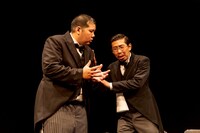 カワマツの劇#1「今は昔、栄養映画館」より。（撮影：河西沙織 / 劇団壱劇屋）