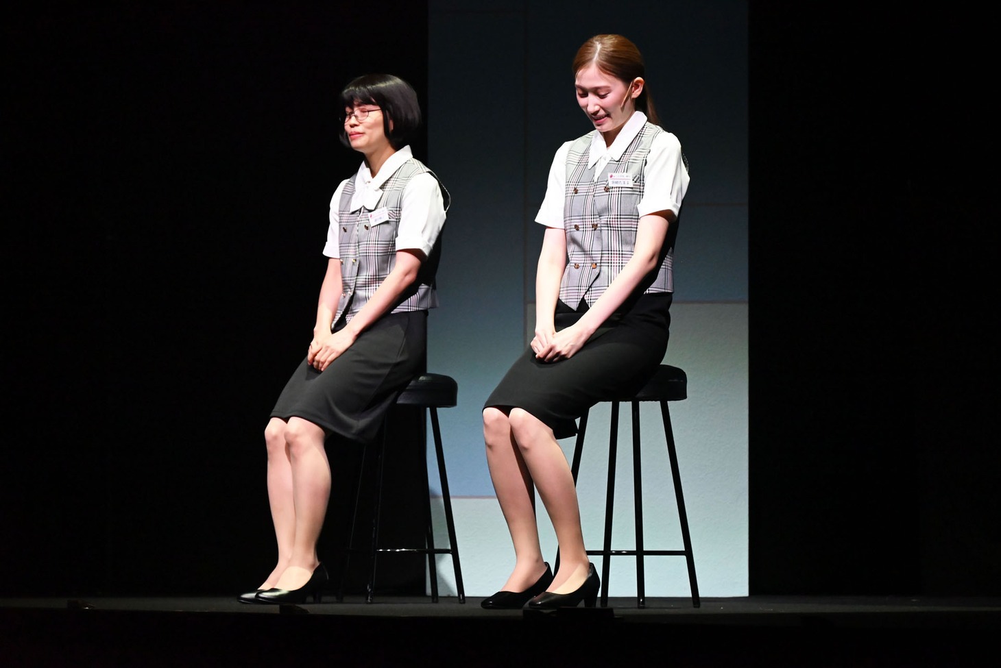 舞台「ある日、ある時、ない男。」ゲネプロより。
