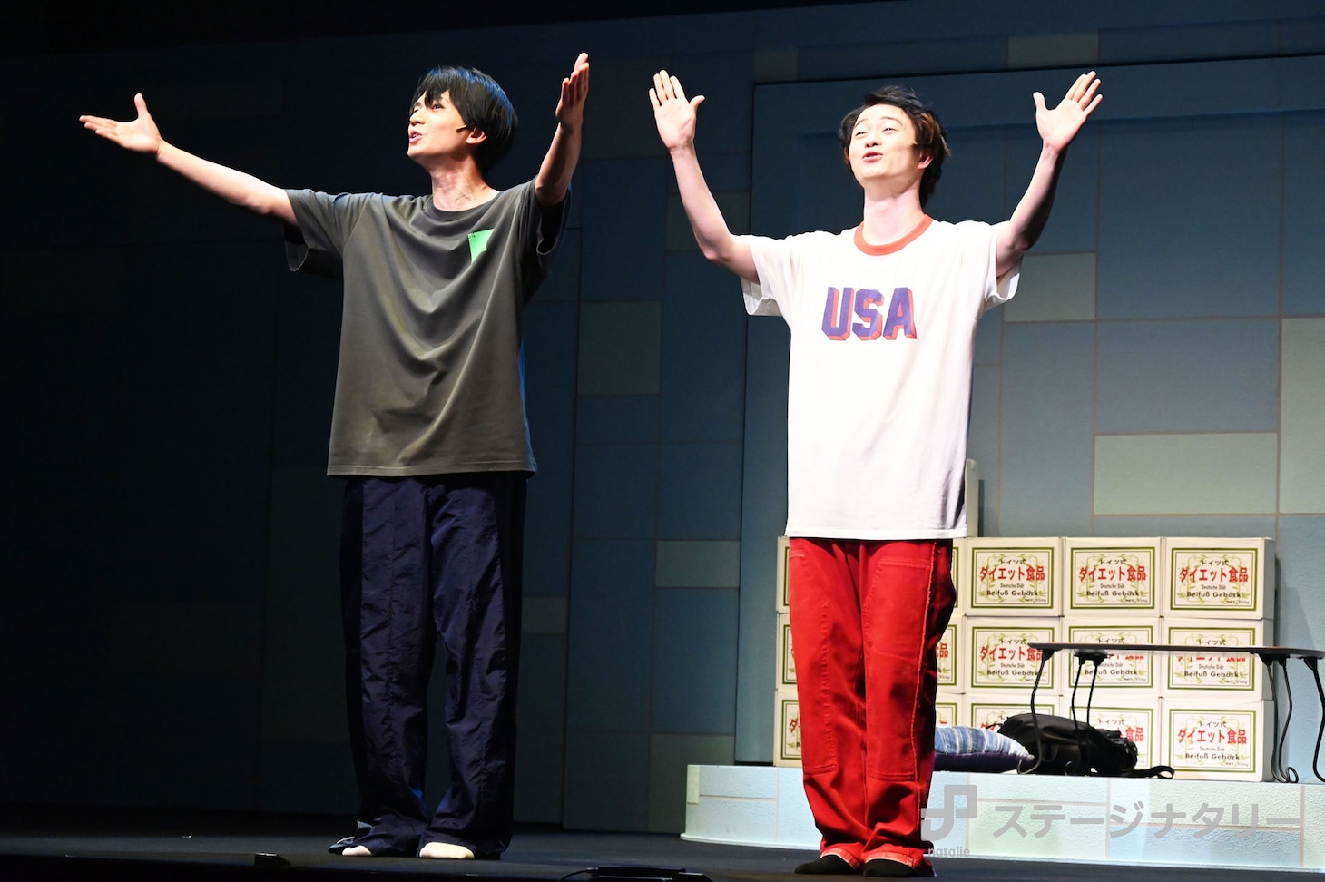 舞台「ある日、ある時、ない男。」ゲネプロより。