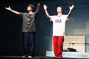 舞台「ある日、ある時、ない男。」ゲネプロより。