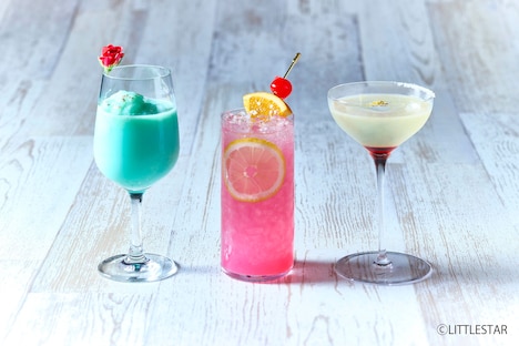 スカイラウンジ・ジーニスで提供されるコラボレーションカクテル。