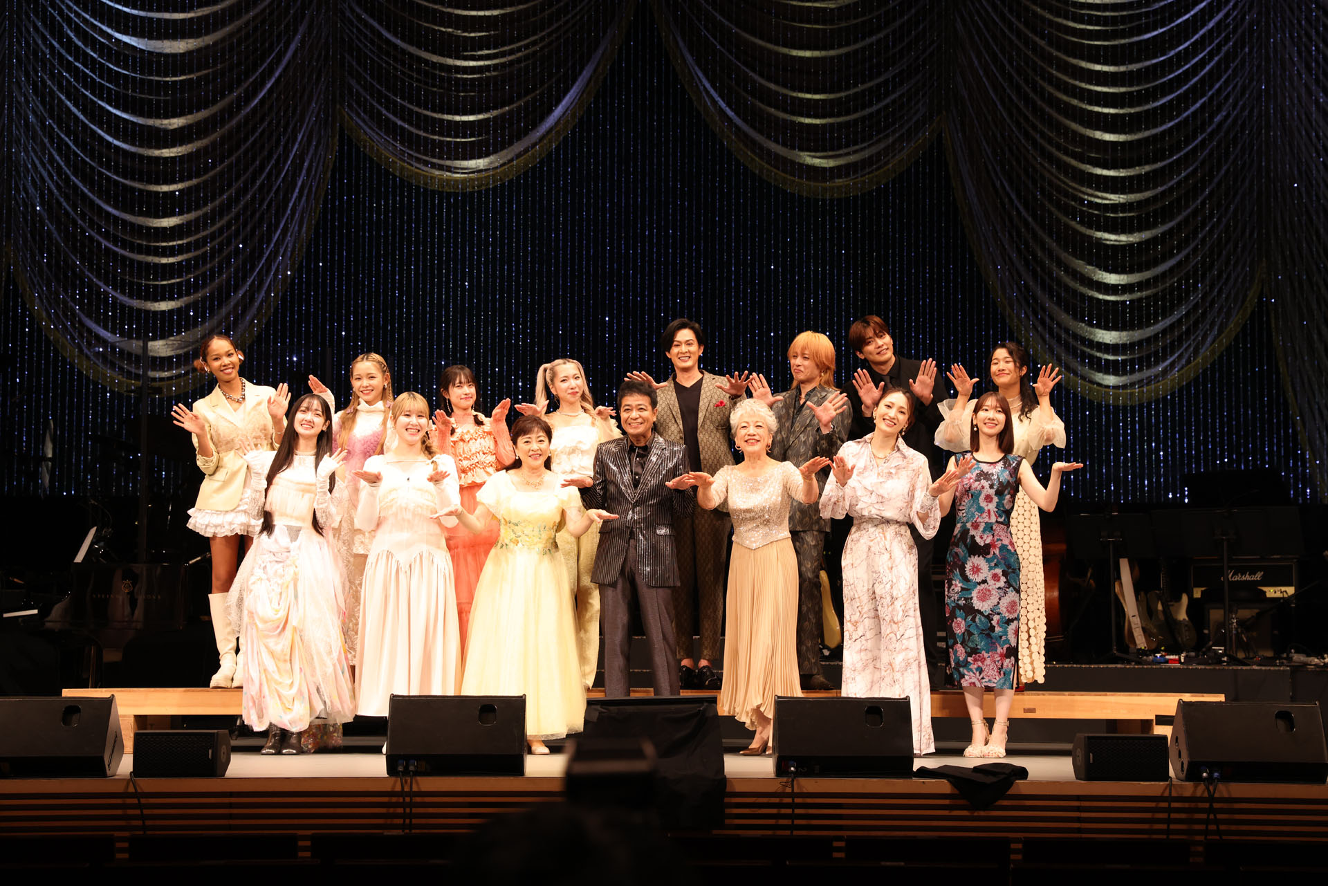 スパンコールストレッチスリット演奏会ステージ誕生パーティーキャバ嬢 