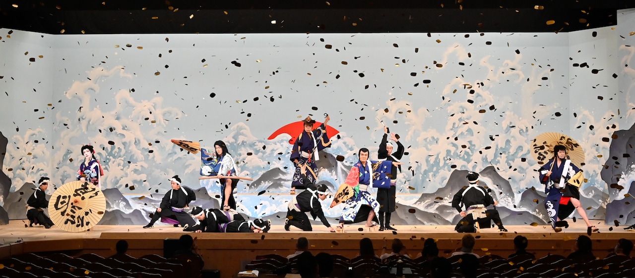 松竹創業百三十周年「流白浪燦星」より。