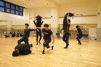 Orchardシリーズ K-BALLET Opto「踊る。遠野物語」公開リハーサルの様子。