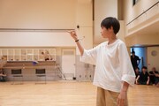 Orchardシリーズ K-BALLET Opto「踊る。遠野物語」公開リハーサルの様子。