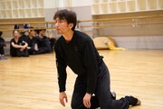 Orchardシリーズ K-BALLET Opto「踊る。遠野物語」公開リハーサルの様子。