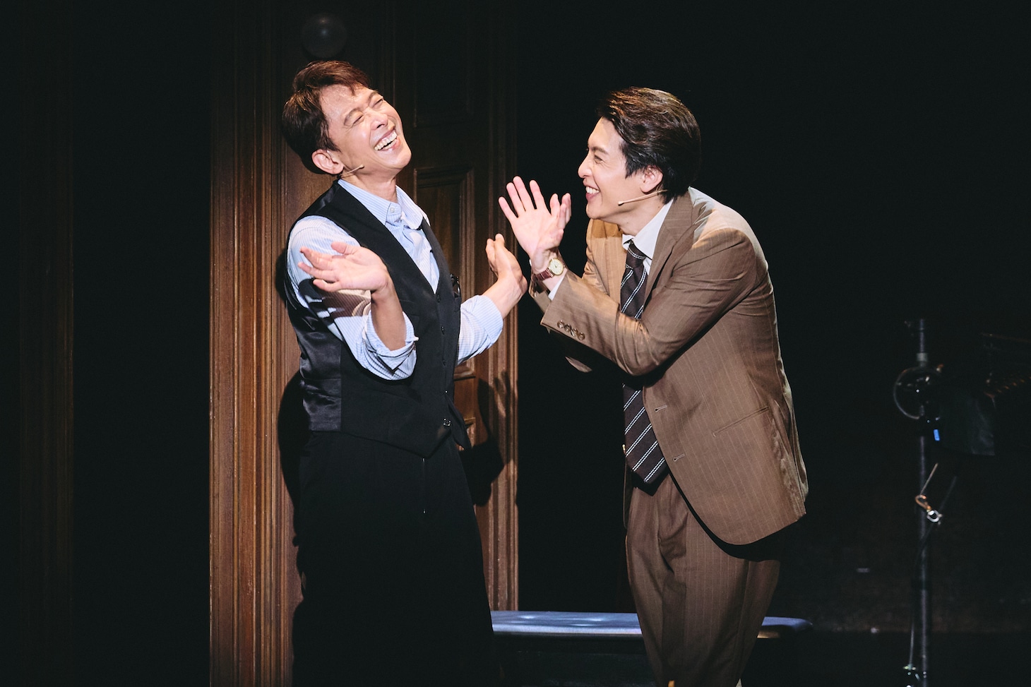 オフ・ブロードウェイ・ミュージカル「MURDER for Two」より。（撮影：関口佳代）