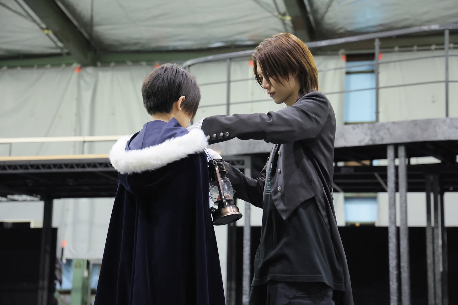 「ミュージカル『黒執事』～緑の魔女と人狼の森～」の稽古より。（撮影：大塚浩史、星野絵美）
