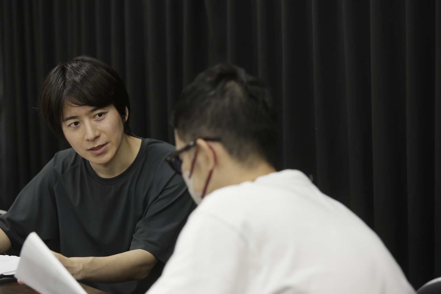 石井光三オフィスプロデュース「ザ・ポルターガイスト」稽古の様子。
