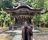 BS-TBS「美しい日本に出会う旅」飯田洋輔出演回の様子。