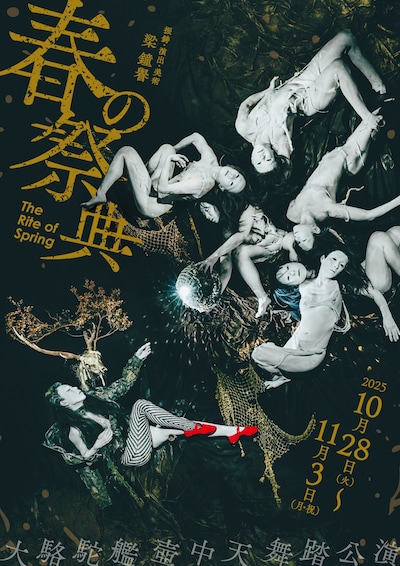 大駱駝艦 壺中天 舞踏公演 梁鐘譽「春の祭典」チラシ表