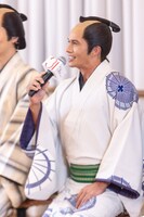 舞台「中村仲蔵 ～歌舞伎王国 下剋上異聞～」上海公演の開幕前会見より、市原隼人。