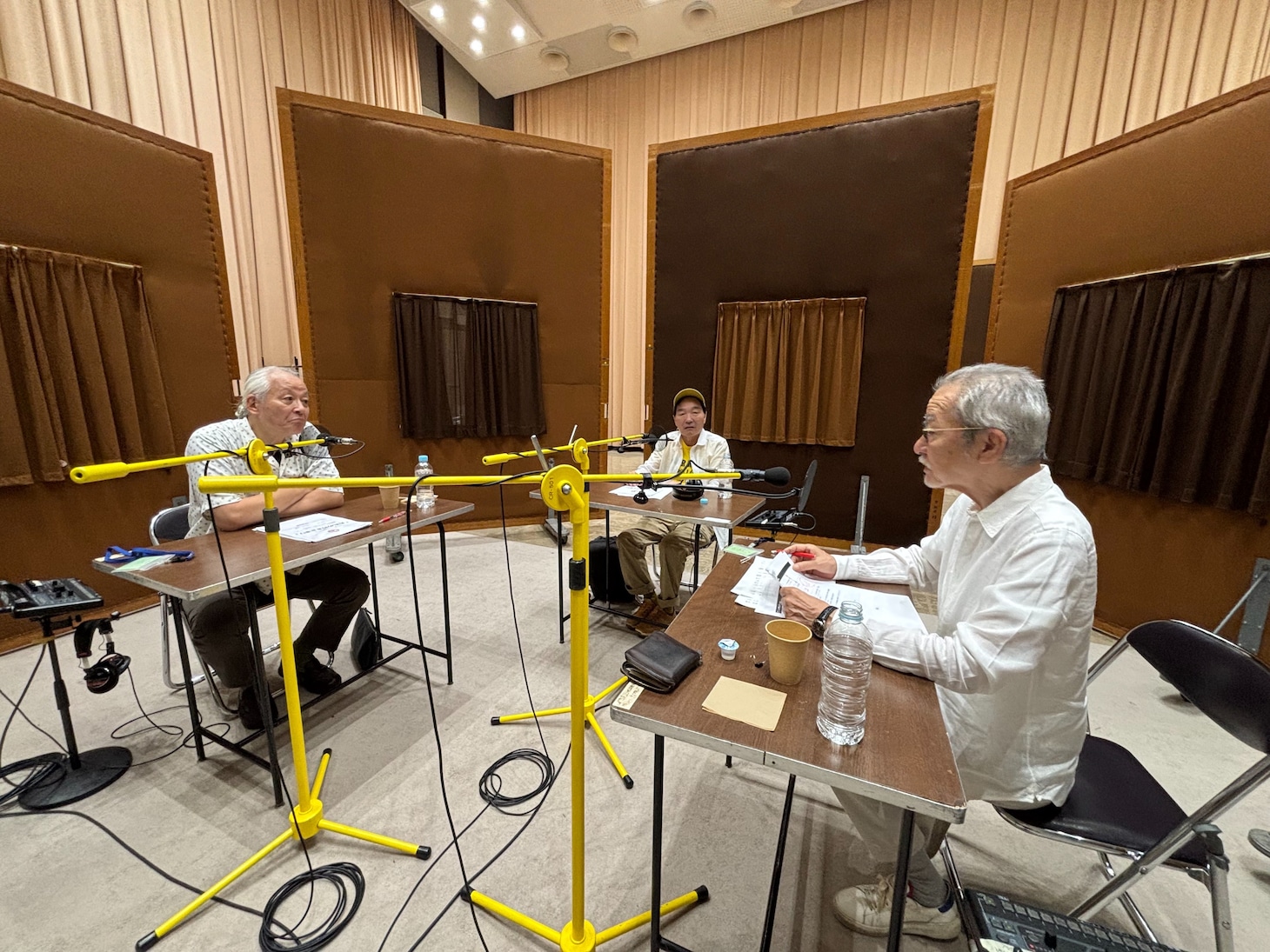 人生100年プロジェクト「シティボーイズの老老バラエティー ただの行き止まり」収録の様子。（写真提供：NHK）